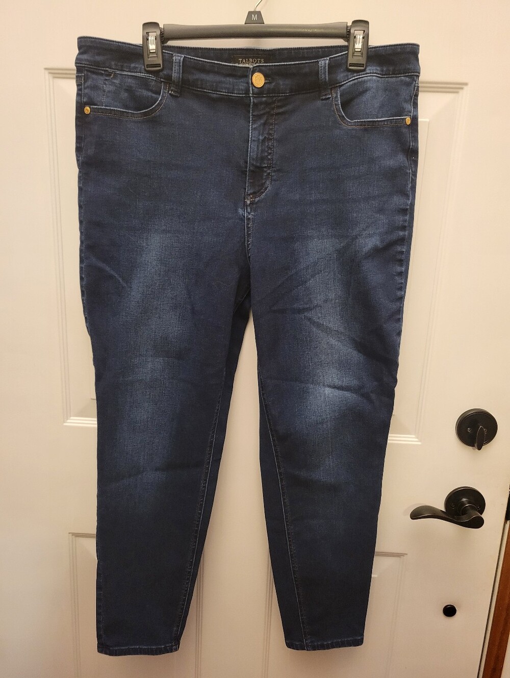 Talbots Women's Dark Blue Stretch Denim Jeans